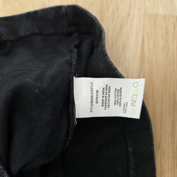 Cloth By Design Dress Womens Small Black Acid Wash T Shirt‎ Mini Ruched Casual - Picture 4 of 10